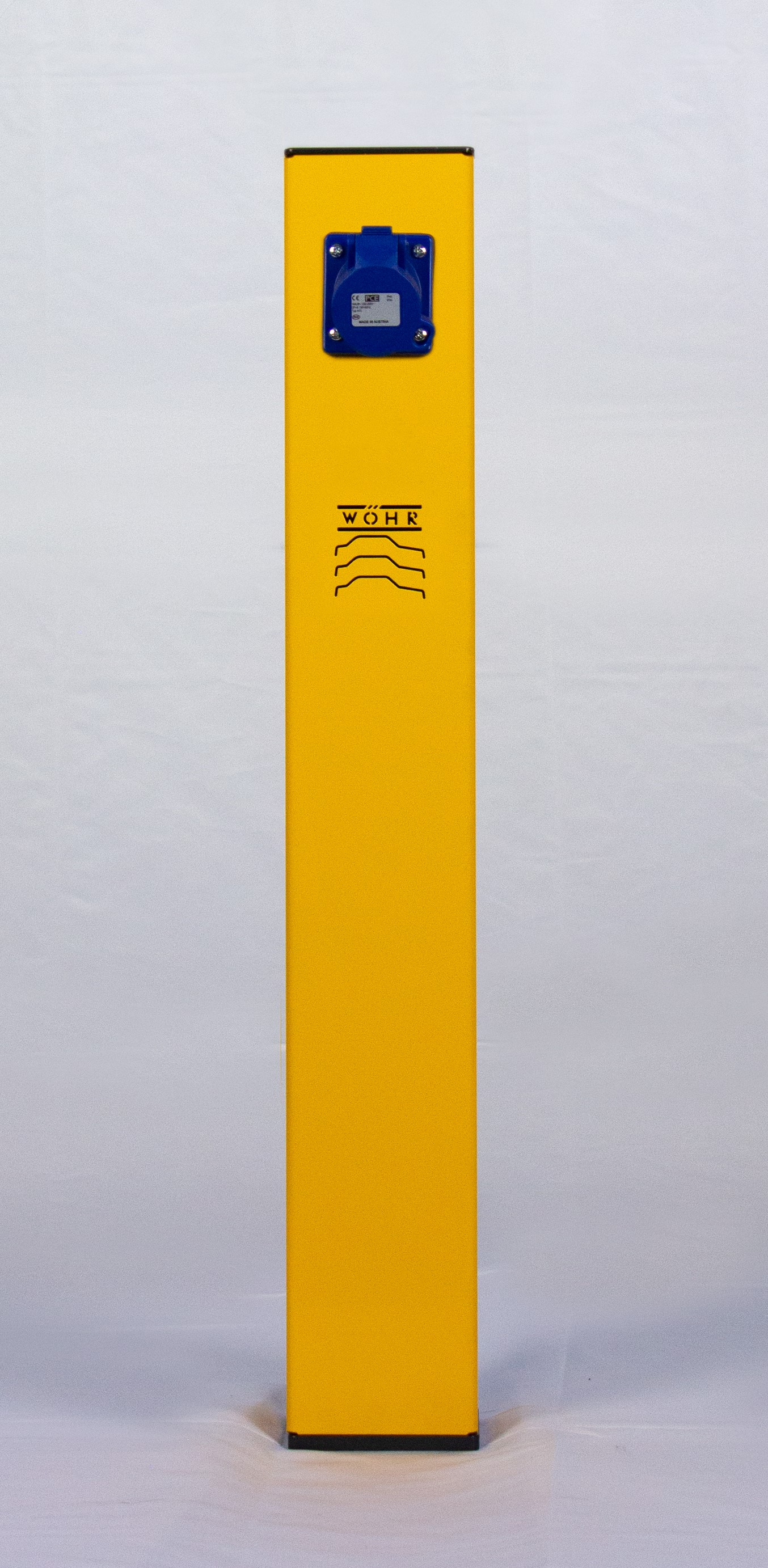Gelbe E-Ladestandsäule